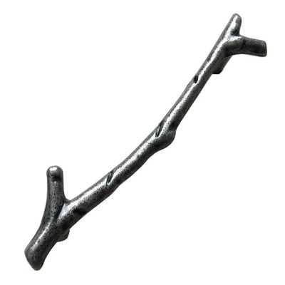 JCAKES 3.75" 5" C-C Branches Cabinet Knobs Drawer Pull Handles Dresser Knob Branch Antique Black Silver Pewter Hardware 96 128 mm Centers/C-C:3.75", Antique Black Silver