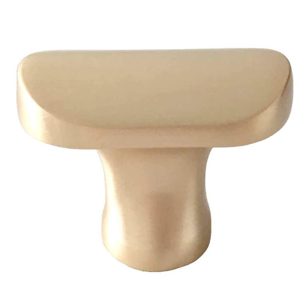 JCAKES 5" C-C Brushed Light Gold Cabinet Pull Handle Knob Drawer Pull Handle Dresser Pulls Kitchen Handles Hardware 128 mm Centers/C-C:5" (Size : Knob: L-1.25" (32 mm))