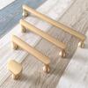 JCAKES 5" C-C Brushed Light Gold Cabinet Pull Handle Knob Drawer Pull Handle Dresser Pulls Kitchen Handles Hardware 128 mm Centers/C-C:5" (Size : Knob: L-1.25" (32 mm)) view 4