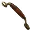 JCAKES 3.75" 5" C-C Wood Look Cabinet Pull Handle Knob Drawer Pull Antique Bronze Oval Knob Handle Dresser Pulls Kitchen Handles Hardware 96 128 mm Centers (Size : L:7" (170 mm)/C-C: 5" (128 mm)) view 1