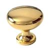 JCAKES 4.5" C-C Polished Gold Silver Bail Drawer Pull Drop Swing Handles Dresser Pulls Cabinet Knob Hardware 114 mm 4 1/2" Centers (Color : Polished Gold, Size : Round Knob) view 1