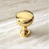 JCAKES 4.5" C-C Polished Gold Silver Bail Drawer Pull Drop Swing Handles Dresser Pulls Cabinet Knob Hardware 114 mm 4 1/2" Centers (Color : Polished Gold, Size : Round Knob) view 2