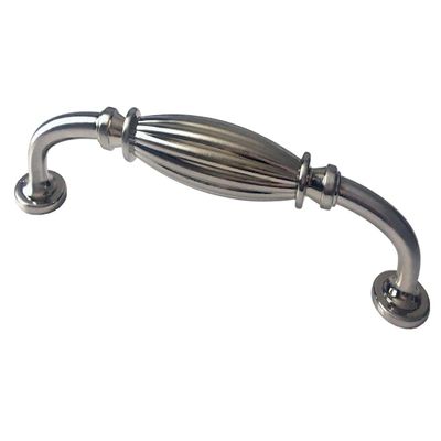 JCAKES 5" C-C Brushed Nickel Cabinet Knob Handle Drawer Pull Handles Dresser Pulls Kitchen Hardware 128 mm Centers/C-C:5" (Size : L:5.7" (145 mm)/C-C:5" (128 mm))