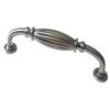JCAKES 5" C-C Brushed Nickel Cabinet Knob Handle Drawer Pull Handles Dresser Pulls Kitchen Hardware 128 mm Centers/C-C:5" (Size : L:5.7" (145 mm)/C-C:5" (128 mm)) view 1