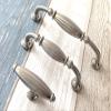 JCAKES 5" C-C Brushed Nickel Cabinet Knob Handle Drawer Pull Handles Dresser Pulls Kitchen Hardware 128 mm Centers/C-C:5" (Size : L:5.7" (145 mm)/C-C:5" (128 mm)) view 3