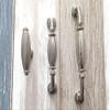 JCAKES 5" C-C Brushed Nickel Cabinet Knob Handle Drawer Pull Handles Dresser Pulls Kitchen Hardware 128 mm Centers/C-C:5" (Size : L:5.7" (145 mm)/C-C:5" (128 mm)) view 4