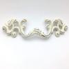 JCAKES 2 1/2" C-C Creamy White Distressed White Drawer Pull Gold Silver Dresser Handles Cabinet Pulls Knob Hardware 64 mm 2.5" Centers (Color : Silver) view 3