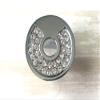 JCAKES Circle Crystal Knob Rhinestone Drawer Pull Polished Chrome Dresser Knob Pull Handles Cabinet Knob Door Knobs Hardware view 4