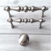 JCAKES 3.75" 5" C-C Cabinet Pull Handle Knob Drawer Pull Brushed Nickel Steel Knob Handle Dresser Pulls Kitchen Handles Hardware 96 128 mm Centers (Size : L:6.25" (160 mm)/C-C:5" (128 mm)) view 3