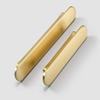 JCAKES 2 1/2" C-C Brushed Gold Cabinet Pull Handle Knob Drawer Pull Knob Handle Dresser Pulls Kitchen Handles Hardware 2.5" 64 mm Centers/C-C:2.5" (Size : L:8.6" (220 mm)/C-C:7.5" (192 mm)) view 4