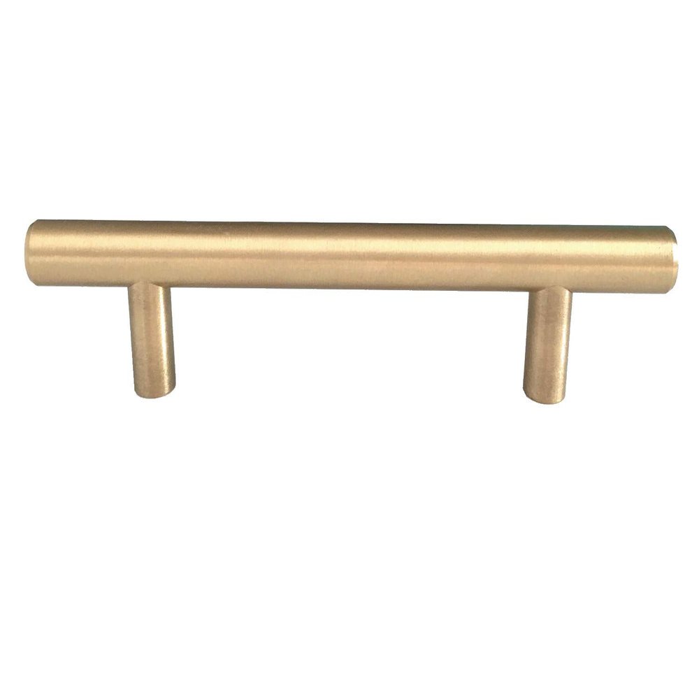 JCAKES 2.5" 3.75" C-C Brass Bar Handle Drawer Pulls Handles Dresser Pull Brass Cabinet Door Handle Knob Pull Solid 2 1/2" 3 3/4" 64 96 mm Centers (Size : L:5.8" (148 mm)/C-C:3.75" (96 mm))
