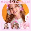 wiwoo 64GB MP3 Player for Kids, Kids MP3 Player with Bluetooth,Speaker, Games, Recorder, Ear Lights,Soothing Sounds, Alarm Clock, Stopwatch and 100hrs Loseless Music Playback(Support up to 128GB) view 2