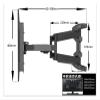 32-60 Inch Full Motion TV Wall Mount 6 Swing Arms Bracket with Cable Management view 2
