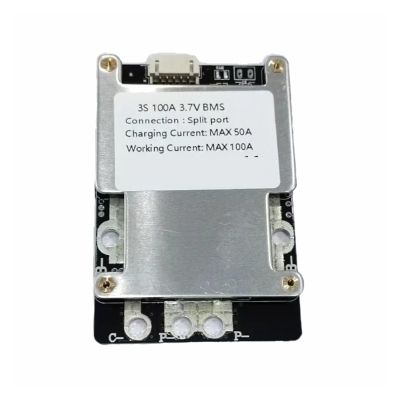 battery equaliser BMS 3S4S Balance 100A 120A 160A 200A 300A 380 12.6V/16.8V 18650 Battery Protection Board Lipo/LiFePo4 TFT Volt collection Dispay (Color : 3S 100A 3.7V Split)