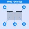 FILMEXT Laptop Privacy Screen 13.3 inch Compatible with HP Elitebook Dell Xps Lenovo Thinkpad, Removable 16:9 Laptop Privacy Filter, Anti-Glare, Blue Light Blocking view 3