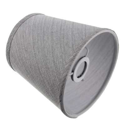 Hemoton Grey Fabric Lamp Shade Durable Cloth Ceiling Pendant Light Fixture for Modern Interiors for Living Room and Bedroom Decor