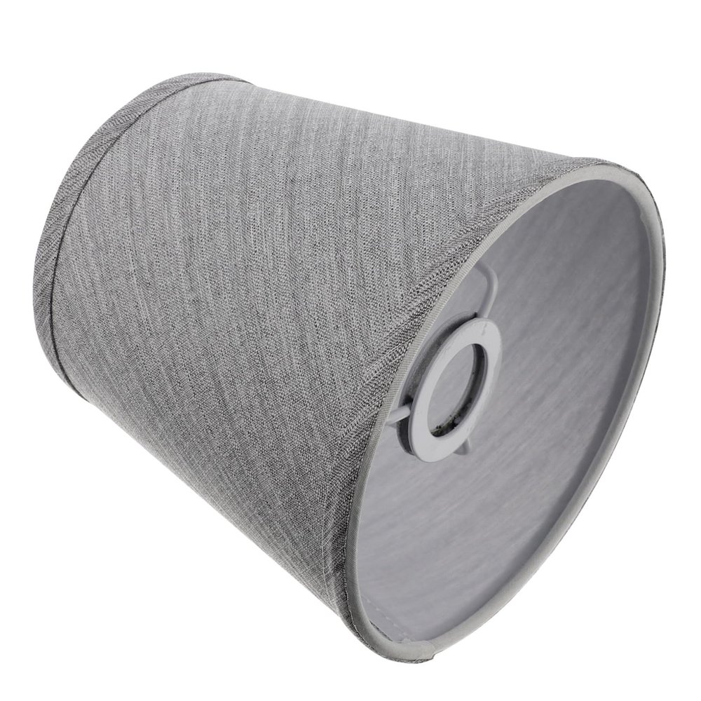 Hemoton Grey Fabric Lamp Shade Durable Cloth Ceiling Pendant Light Fixture for Modern Interiors for Living Room and Bedroom Decor