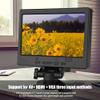 flexman 7 1024x600 1080P Portable Monitor, 16:9 LCD Multi Function Display with Stand Support HDMi VGa AV Input, External Monitor for Car Displays CCTV view 4