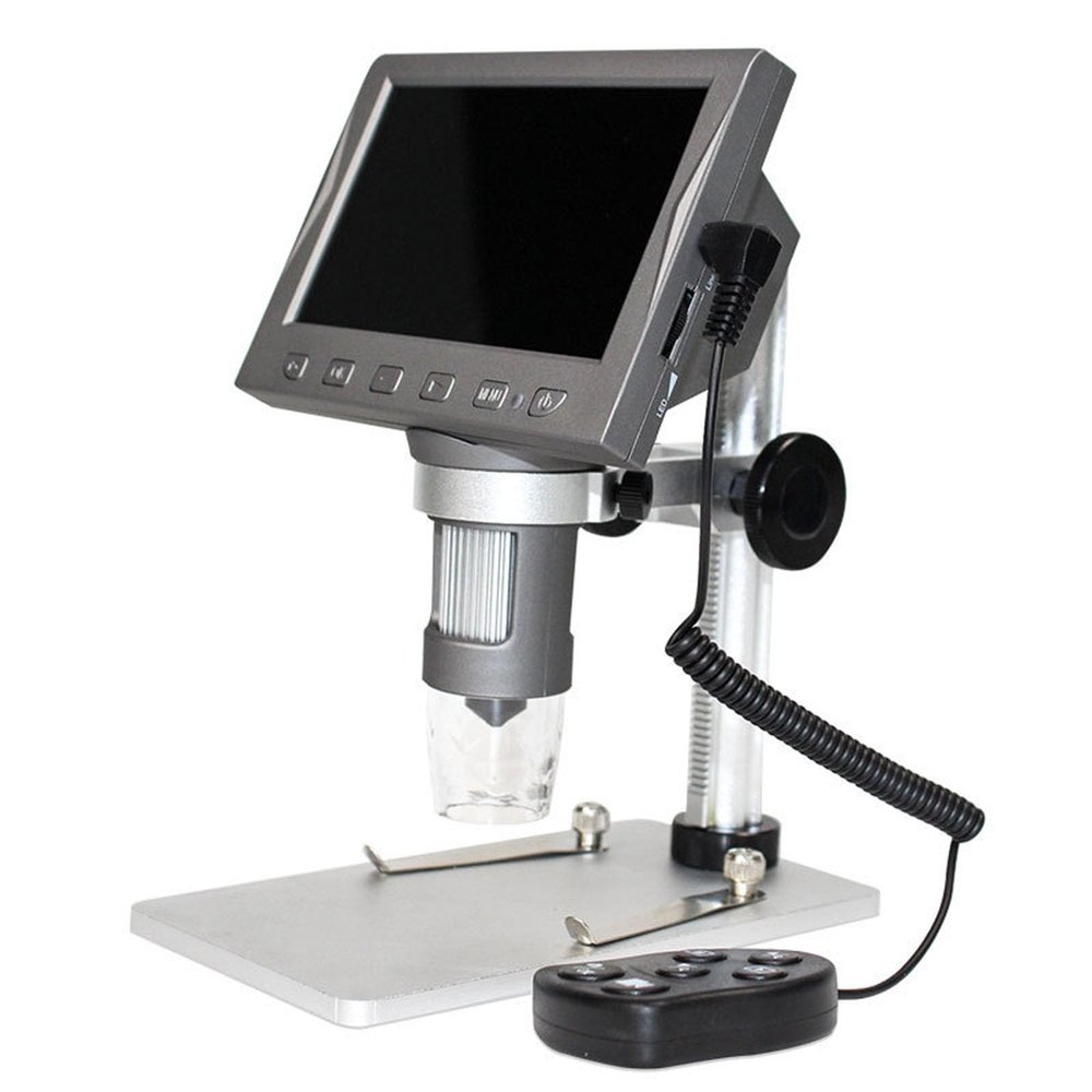 4.5-inch HD Display Microscope,Support WiFi Connection,Portable Electron Digital Microscope,Microscope Camera,Take Photos and Videos,Adult Microscope