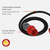 Brennenstuhl Rubber Compact Current Distributor/Rubber Distributor (2 m Cable, 2 x CEE 400V/32A, Use on Sites and Permanent Outdoor Use, Made in Germany) view 3