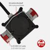 Brennenstuhl Rubber Compact Current Distributor/Rubber Distributor (2 m Cable, 2 x CEE 400V/32A, Use on Sites and Permanent Outdoor Use, Made in Germany) view 4