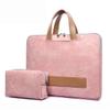14 15 17 Inch Laptop Carrying Sleeve Case, for Men & Women, Waterproof Leather Laptop & Netbook Computer Briefcases (13-14 inches,Pink) view 1