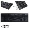 109Keys Left Handed Ergonomic Keyboard with Integrated Numeric Keypad and USB Hub Perfect for Business and Office Keyboard with USB Hub view 3