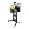 37-70 Inch LED LCD TV Cart Plasma Display TV Mount Trolley with AV and Camera Holder Loading 120kgs view 2