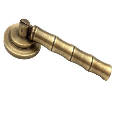 Brass Drawer Pull Brass Bamboo Knob Drop Pull, Total Length: 3.2" , Pendant Drawer Pull Cabinet Knob Handle Dresser Pulls Knob Kitchen Handles Hardware ( Color : Antique Bronze , Size : Total length:
