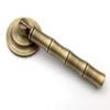 Brass Drawer Pull Brass Bamboo Knob Drop Pull, Total Length: 3.2" , Pendant Drawer Pull Cabinet Knob Handle Dresser Pulls Knob Kitchen Handles Hardware ( Color : Antique Bronze , Size : Total length: view 2