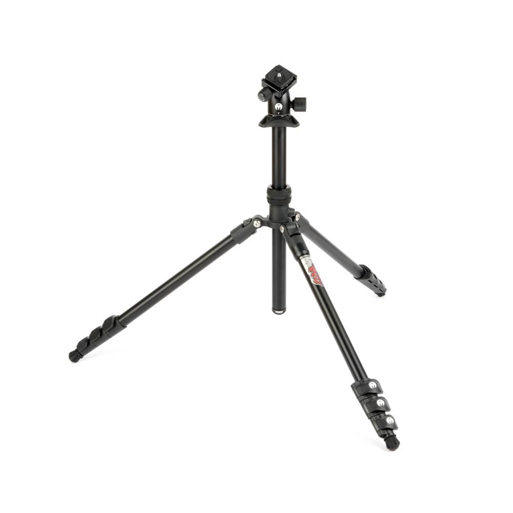 3 Legged Thing Patti 2.0 Flip Lock Tripod with AirHed Mini - Darkness Matte Black (PATTIDARK2.0)