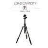 3 Legged Thing Patti 2.0 Flip Lock Tripod with AirHed Mini - Darkness Matte Black (PATTIDARK2.0) view 2