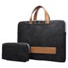 14 15 17 Inch Laptop Carrying Sleeve Case, for Men & Women, Waterproof Leather Laptop & Netbook Computer Briefcases (13-14 inches,Black)