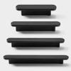 JCAKES 7 1/2" C-C Matte Black Cabinet Pull Handle Knob Drawer Pull Knob Handle Dresser Pulls Kitchen Handles Hardware 7.5" 192 mm Centers/C-C:7.5" (Size : L:6.25"(160 mm)/C-C:5"(128 mm)) view 4