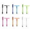 Mini USB Fan USB LED Light Flexible Bendable Cooling Fan With Lamps For Power Bank Notebook Computer Summer Gadget Plastic Fan And Light Set Novelty USB Fan And Light Computer Accessories Fan And USB view 2