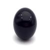 JCAKES Blue Glass Knob Drawer Pull Chrome Polished Cabinet Knobs Dresser Pulls Handle Kitchen Door Knob Hardware Diameter 1.2 (Color : Black) view 4