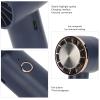 KJAOYU Handheld Fan,Handheld Mini Fan,USB Rechargeable Personal Fan Outdoor Portable Handheld Cooling Fan with 3 Adjustable Speed for Travel Outdoor Indoor Blue(Blue) view 4