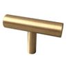 JCAKES Brass Knob T Shaped Drawer Pull Dresser Knob Pull Handles Cabinet Knob Door Knobs Hardware view 1