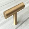 JCAKES Brass Knob T Shaped Drawer Pull Dresser Knob Pull Handles Cabinet Knob Door Knobs Hardware view 3