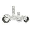 10pcs M3 to M8 Acrylic Clear Transparent Adjust Thumbscrew Hand Tighten Thumb Screw Bolt for PC Computer Case Power Supply PCI(25mm,M6) view 1