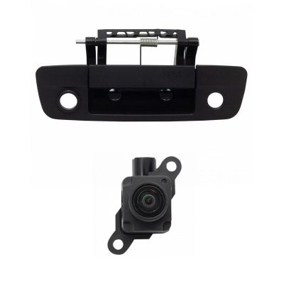 Backup Camera - Rear - Parking Assist Compatible with Rearview Cam 2 Piece Set - Textured - fits 2013-2015 Ram 3500 with Backup Camera (Crew Cab Pickup, Extended Crew Cab Pickup, Standard Cab Pickup)