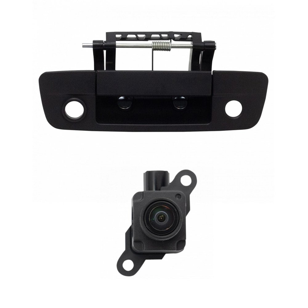 Backup Camera - Rear - Parking Assist Compatible with Rearview Cam 2 Piece Set - Textured - fits 2013-2015 Ram 3500 with Backup Camera (Crew Cab Pickup, Extended Crew Cab Pickup, Standard Cab Pickup)