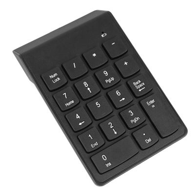 gernie Wireless Number Pad USB Small High Keycap Keypad for Mini Receiver Keyboard Digital Black Numeric Keypad Miniature Numeric Keyboard Number Keyboard Numerical Keypad Number Keypad
