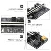 Uonlytech Pci-e 1x to 16x Extender Adapter Mining Gpu Riser Card for Pcie 1x to 16x Expansion 6-pin Power Interface High-Speed USB 3.0 view 3