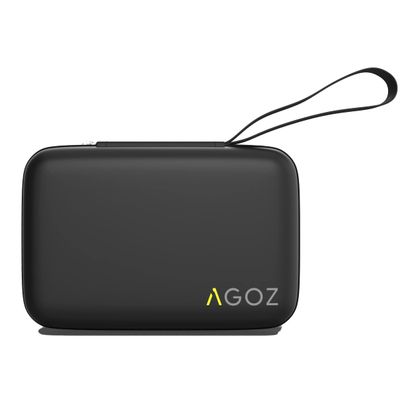 AGOZ Colorful Water Resistant Protective Storage Case for GoPro Hero 12 11 10 9 8 Camera with a Wrist Strap, Hard Eva Shockproof (Black)