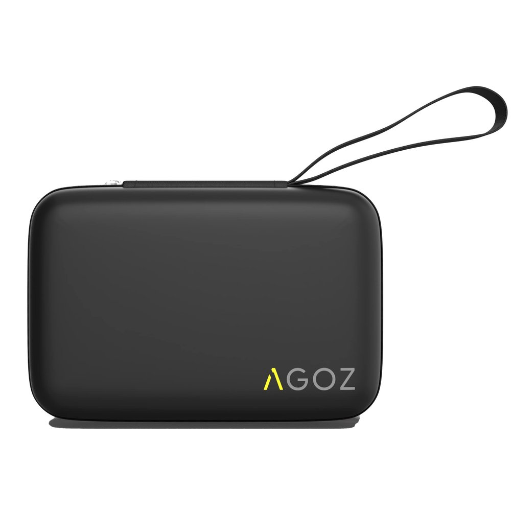 AGOZ Colorful Water Resistant Protective Storage Case for GoPro Hero 12 11 10 9 8 Camera with a Wrist Strap, Hard Eva Shockproof (Black)