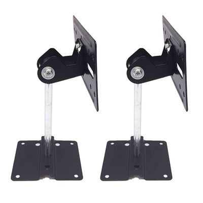 GLigeT Monitor Speaker Stands Speaker Wall Bracket Mobile Angle Ceiling Speaker Mounting Bracket Universal Surround Speaker Frame Bearing 30kg (a Pair) Studio Monitor Stand