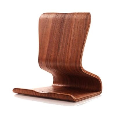WAOCEO CD Record Storage Rack Vinyl Record Storage Stand Shelf, Stable Wood LP Album Storage Holder, Elegant Tabletop Display Rack for Home Office Record Storage Holder (Color : Brown)