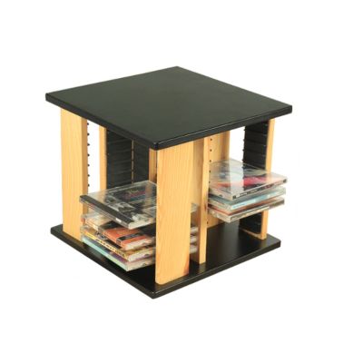 WAOCEO CD Record Storage Rack CD Rack Desktop Record Rack Rotating CD Rack Disc Rack CD Storage Rack CD Collection Storage Box Record Storage Holder, YANLI2233-1988