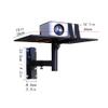 GLigeT Monitor Speaker Stands Speaker Wall Bracket Projector Wall Bracket Universal Large Tray Speaker Bracket Heavy Speaker Mounting Bracket Large Surround Speakers Rack Studio Monitor Stand view 2